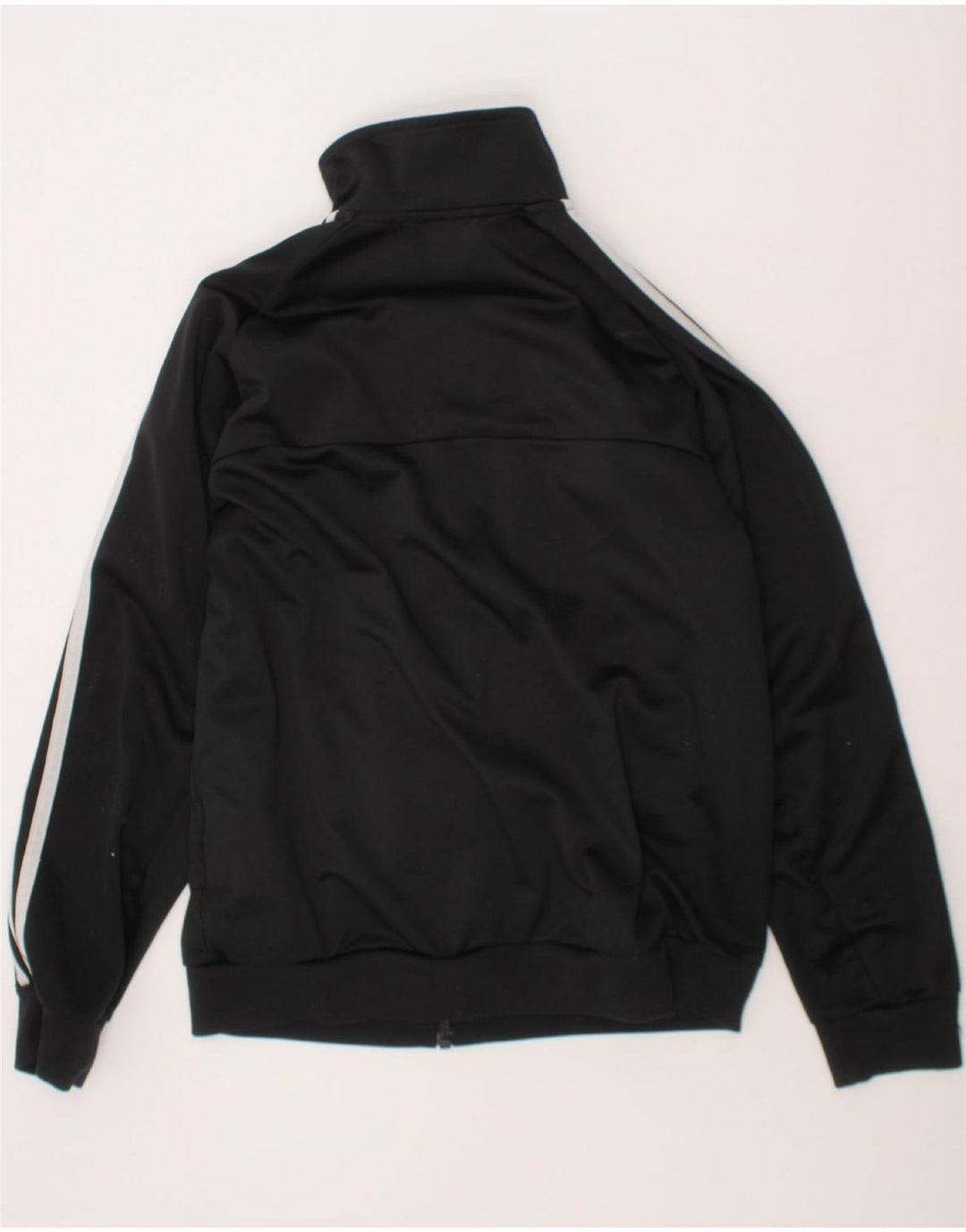 ADIDAS Boys Tracksuit Top Jacket 11-12 Years Black Polyester Vintage Adidas and Second-Hand Adidas from Messina Hembry 