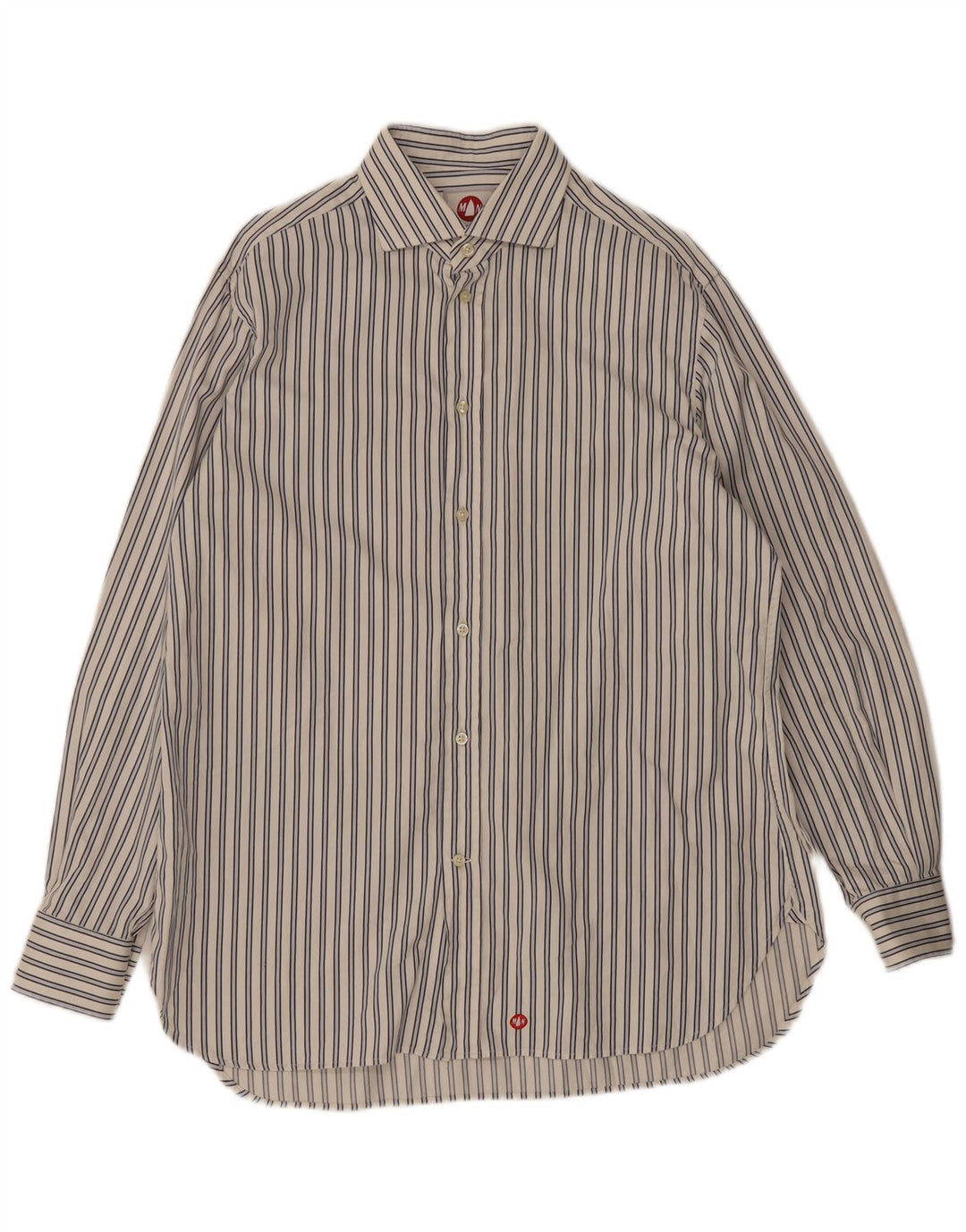 Murphy & Nye Chemise Homme Rayée Blanche Moyenne
