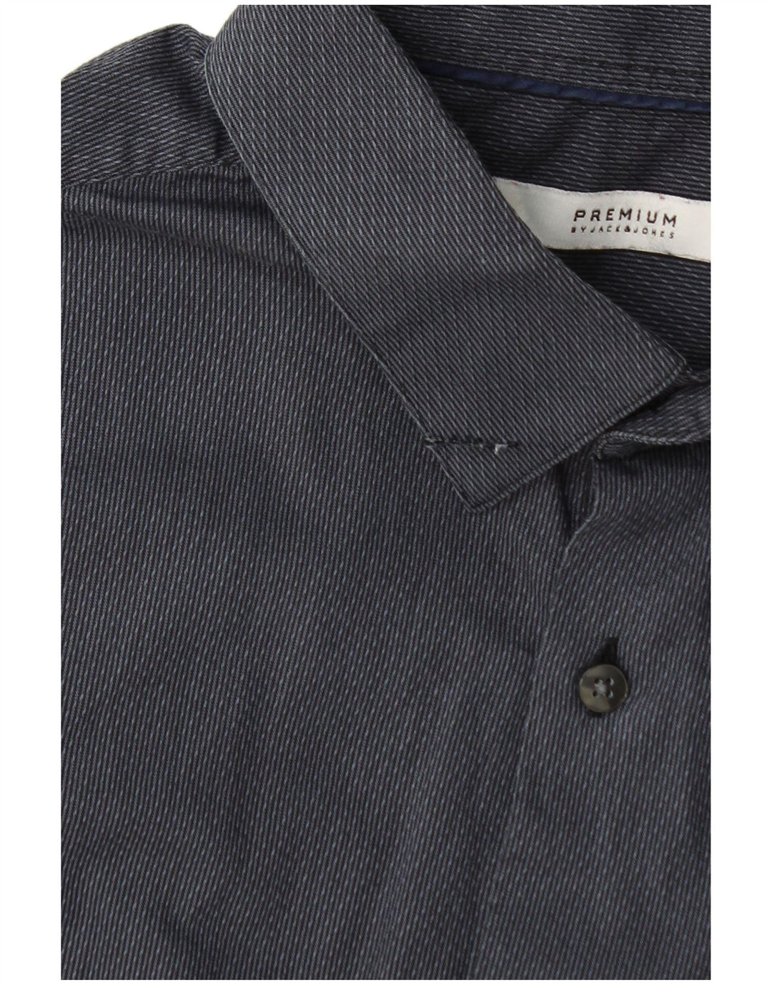Jack & Jones Chemise Homme Taille 42 Grand Coton Rayé Gris
