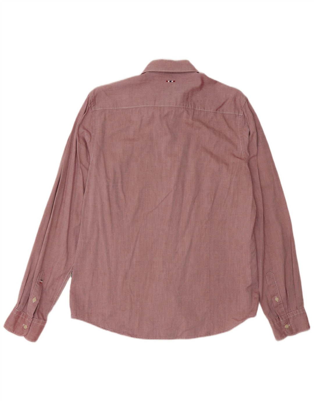 Napapijri Chemise Slim Fit Homme Rose Large