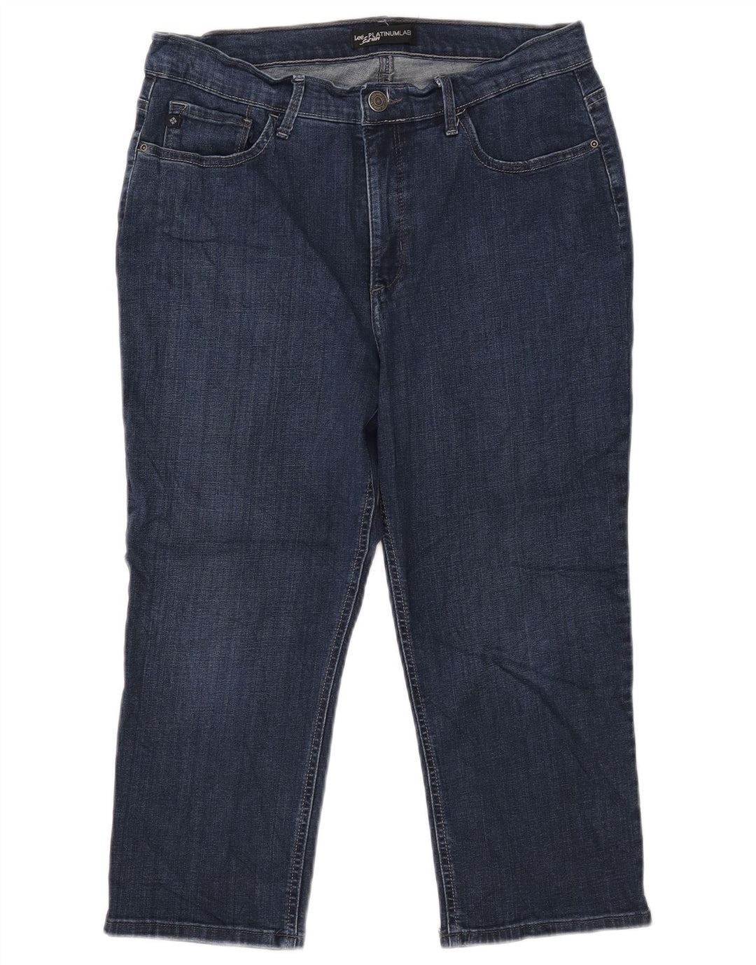 LEE Jean Capri Femme Platinum Label W34 L21 Bleu Marine