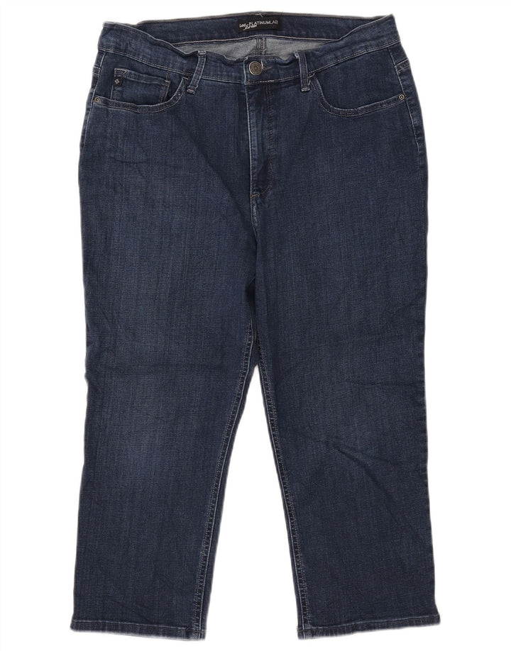 LEE Jean Capri Femme Platinum Label W34 L21 Bleu Marine