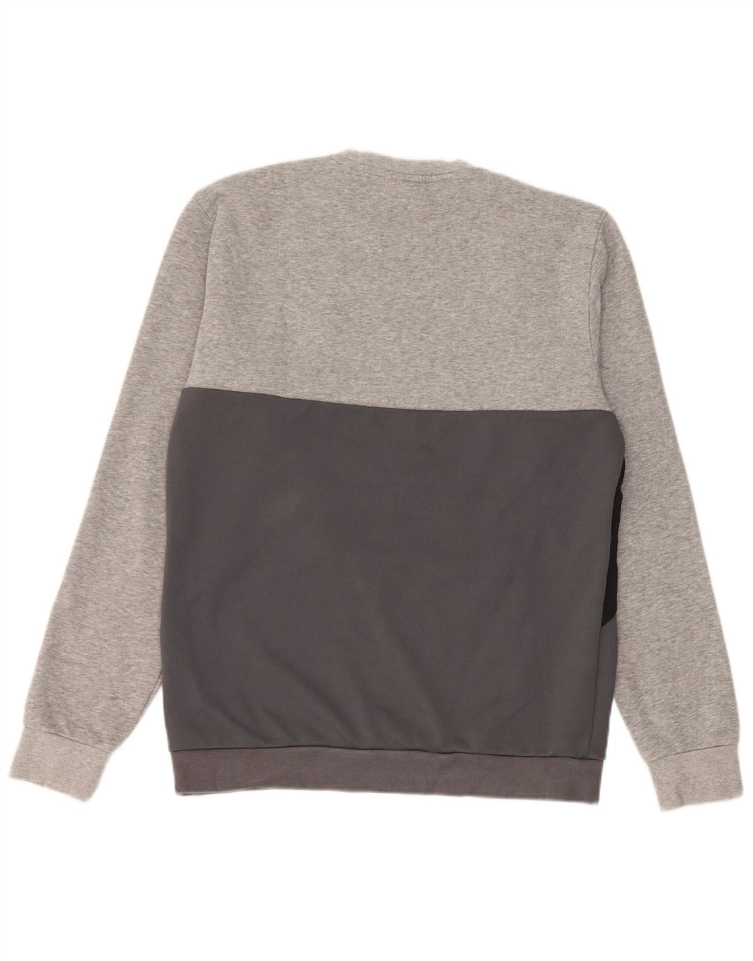 ADIDAS Sweat-shirt pour hommes en coton color block petit gris