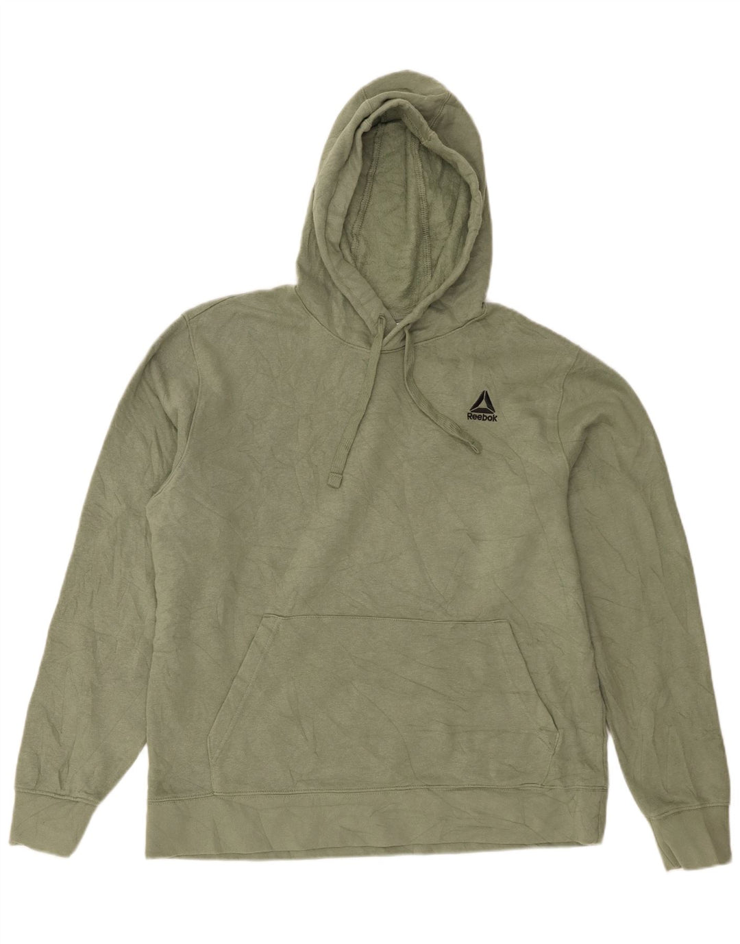 Reebok Pull à capuche homme vert moyen coton