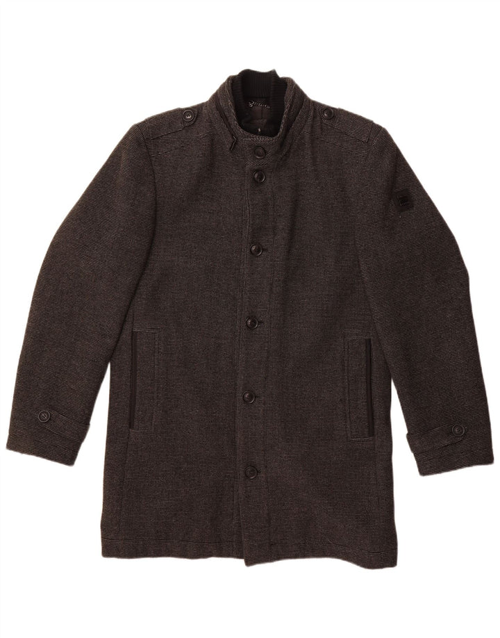 Engbers Pardessus Militaire Homme EU 50 Grand Gris Polyester