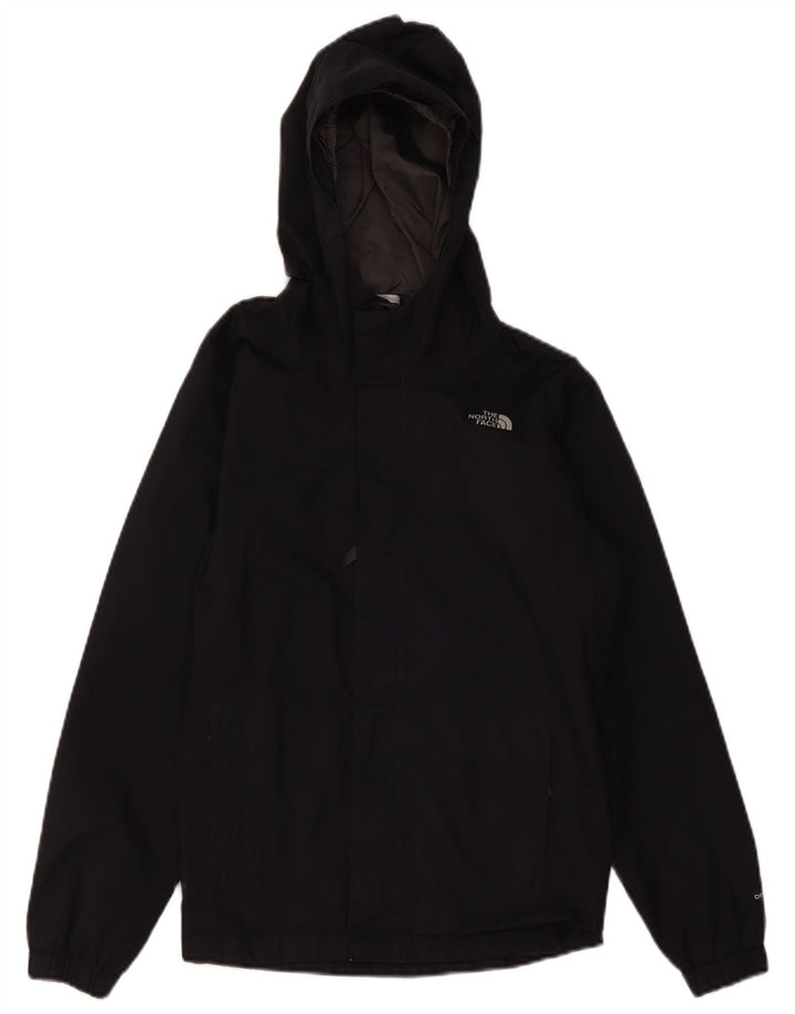 The North Face Veste de pluie à capuche pour garçons 11-12 ans Large Noir Polyester