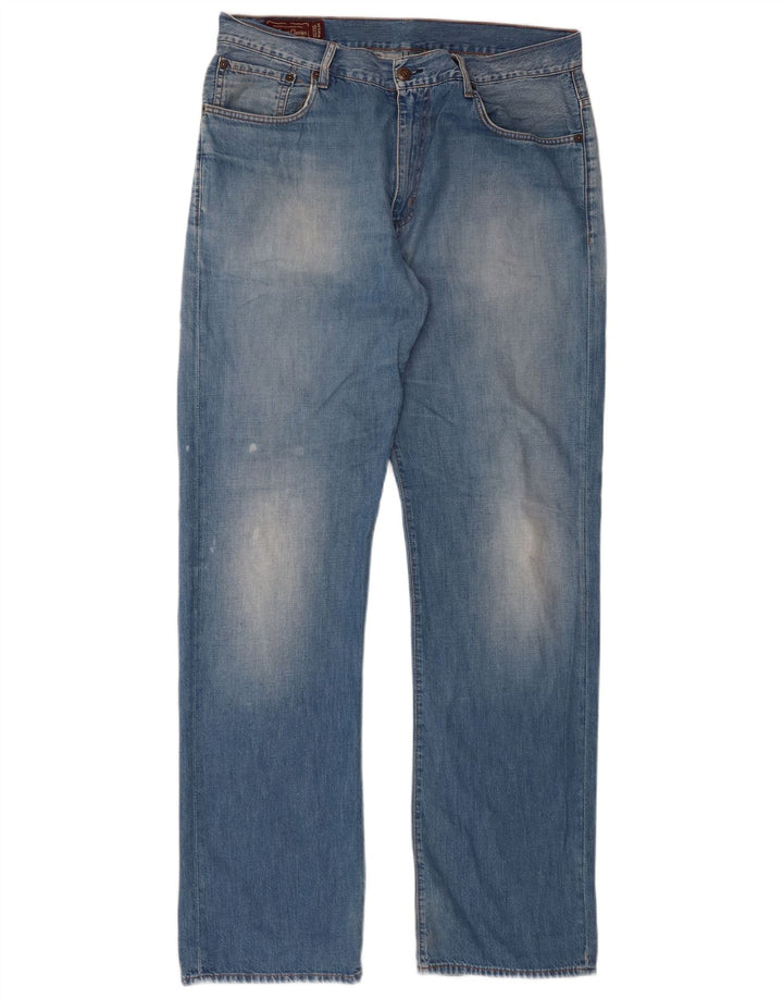 Marlboro Classics Jean droit homme W36 L34 bleu coton