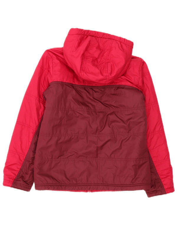 Patagonia Veste rembourrée à capuche pour fille 11-12 ans Large Rouge Colorblock