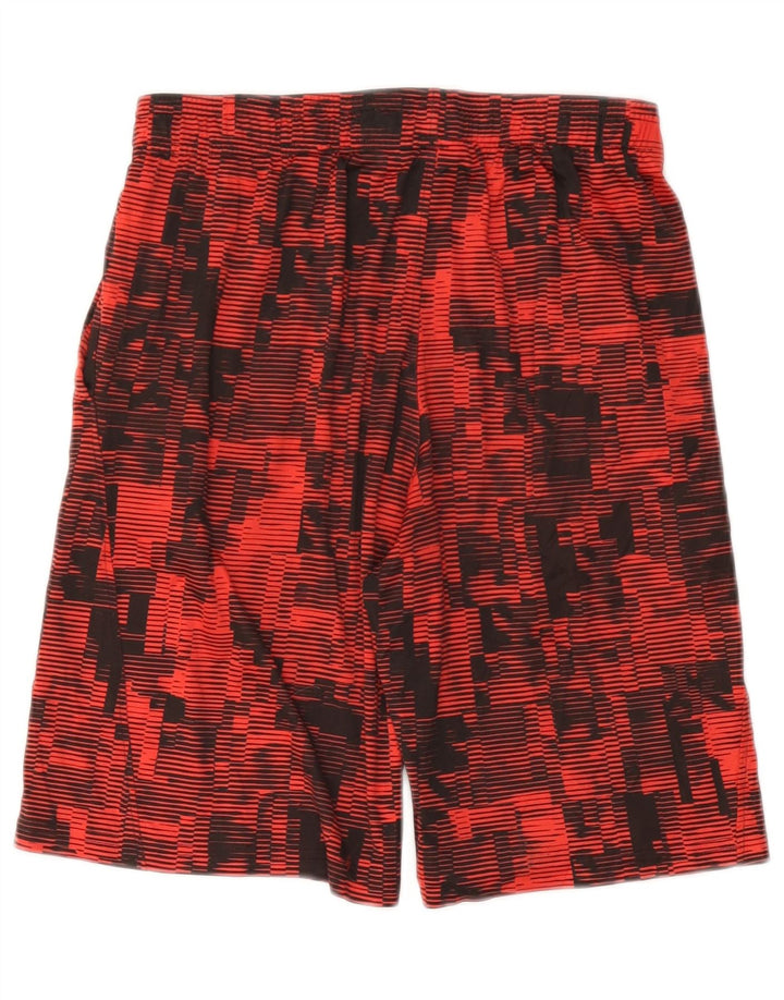 UNDER ARMOUR Short de sport Heat Gear pour garçon 13-14 ans XL Rouge Géométrique