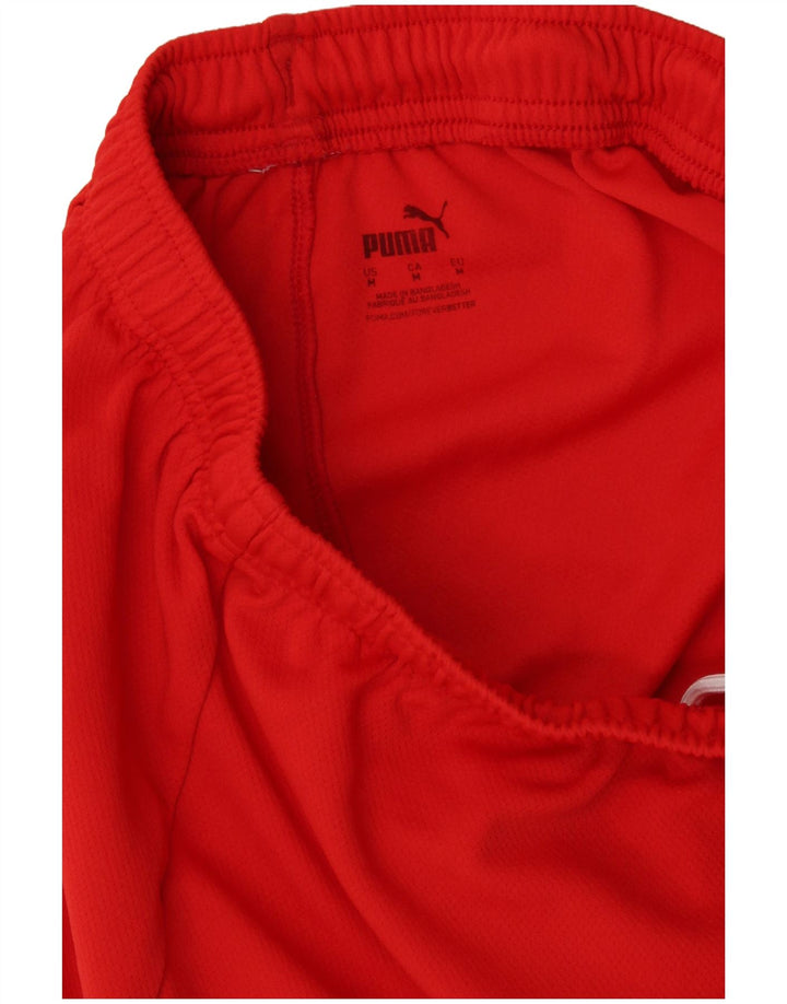 PUMA Short de Sport Homme Rouge Moyen
