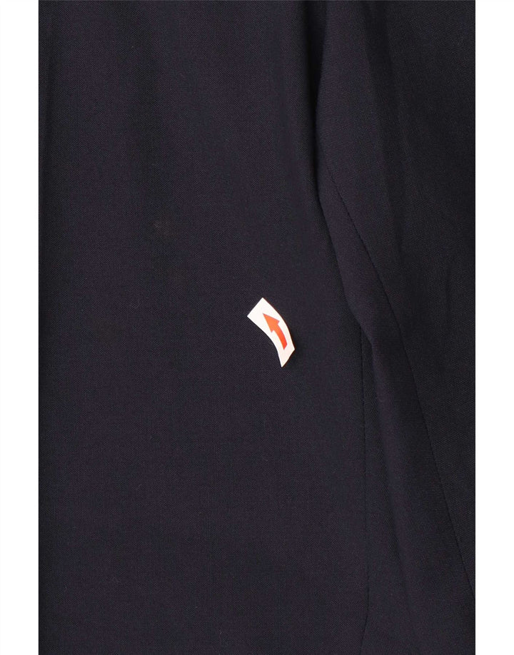 Marks & Spencer Pantalon de costume fuselé pour homme W40 L29 Bleu marine Polyester