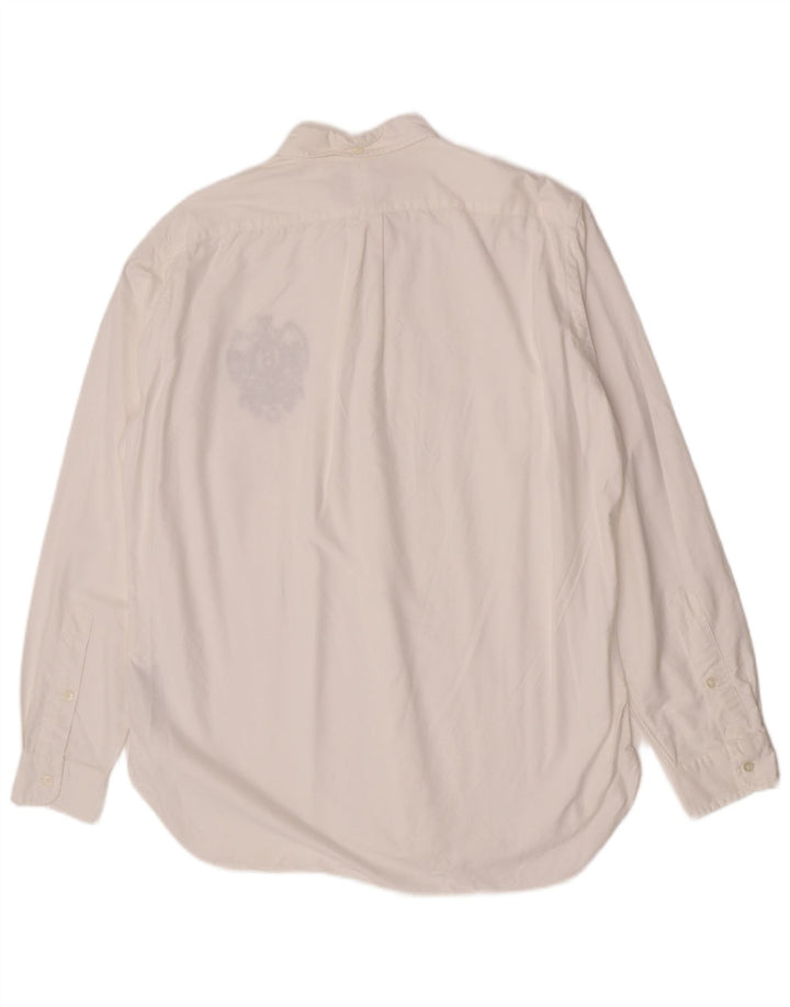Polo Ralph Lauren Chemise Pull Graphique Homme Blanc Moyen Coton
