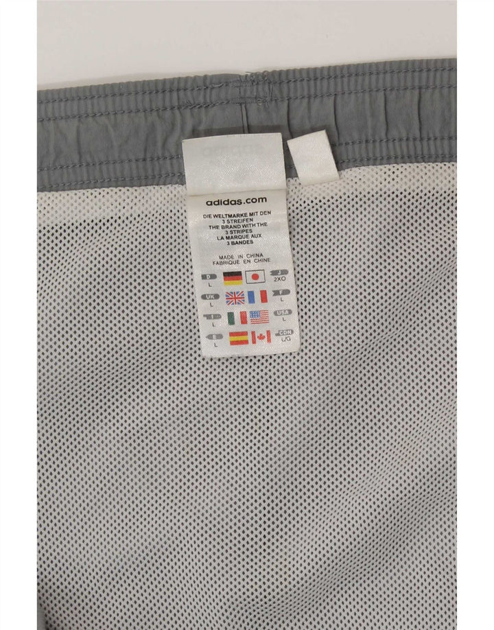 Adidas Short de bain homme grand gris polyamide