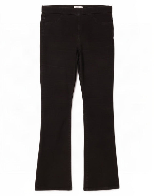 Marks & Spencer Pantalon décontracté bootcut pour femme UK 14 Large W32 L31 Noir