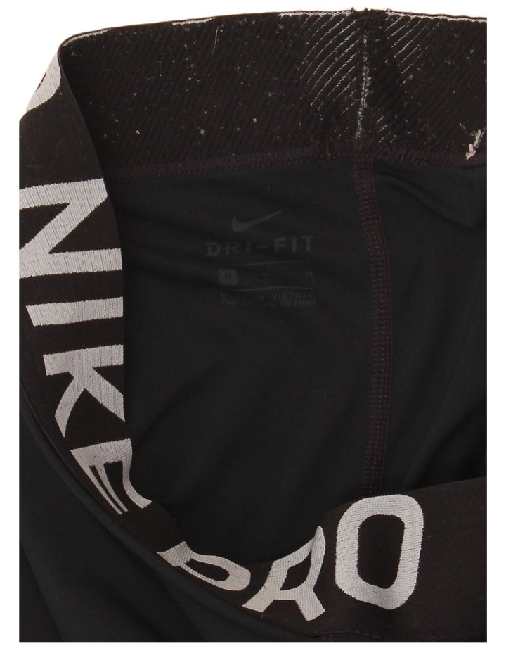 Nike Legging graphique Dri Fit pour femme UK 14 Noir moyen