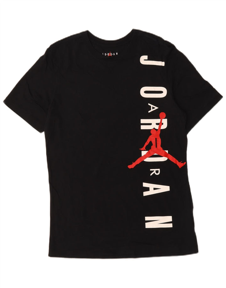 Jordan T-shirt graphique pour homme en coton bleu marine moyen
