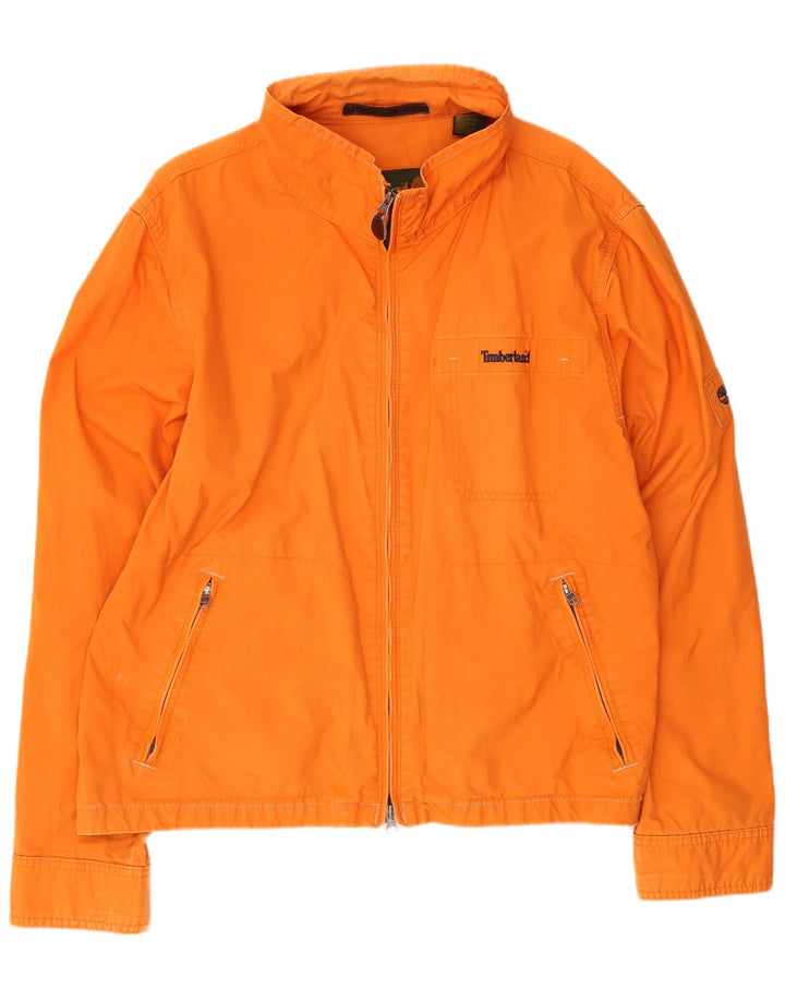 Timberland Veste Bomber Homme UK 40 Grand Coton Orange