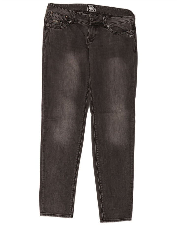 Superdry Jean Slim Femme W29 L32 Gris Coton