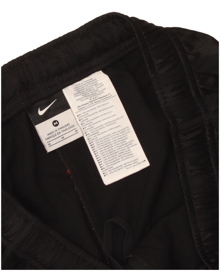 Nike Short de sport pour homme en polyester rayé noir moyen