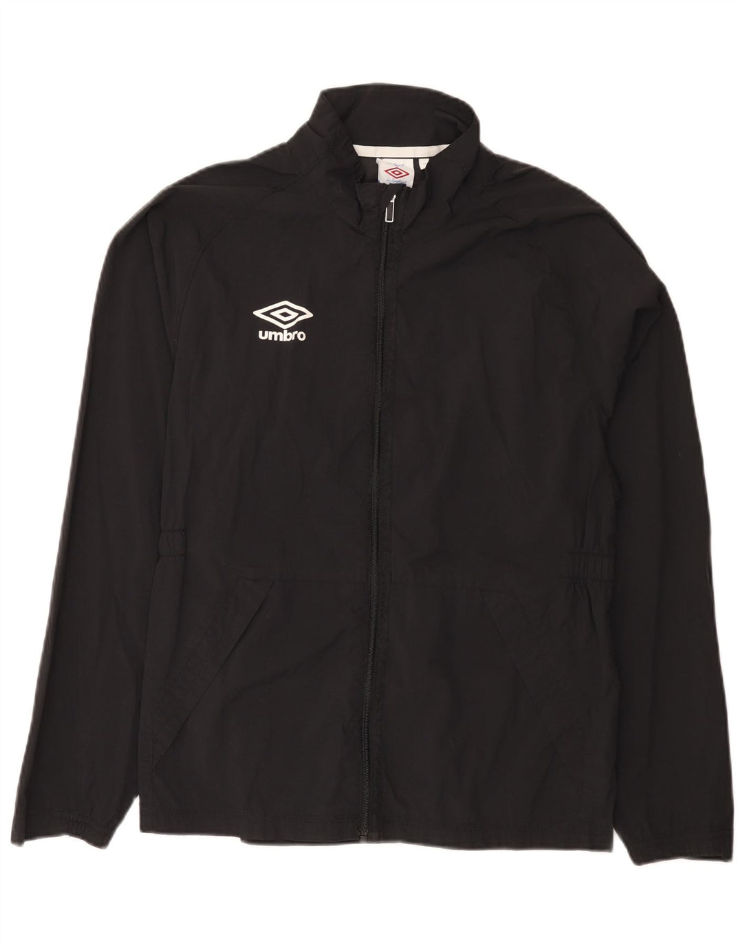 Umbro Veste de pluie graphique pour femme UK 14 Nylon noir moyen