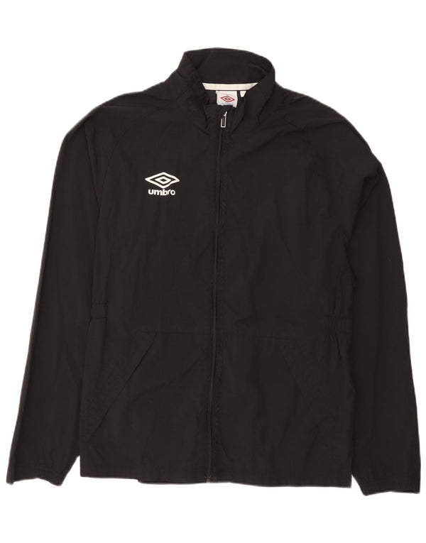 Umbro Veste de pluie graphique pour femme UK 14 Nylon noir moyen