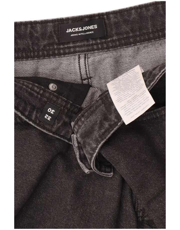 Jack & Jones Jean Droit W32 L27 Homme Gris Coton