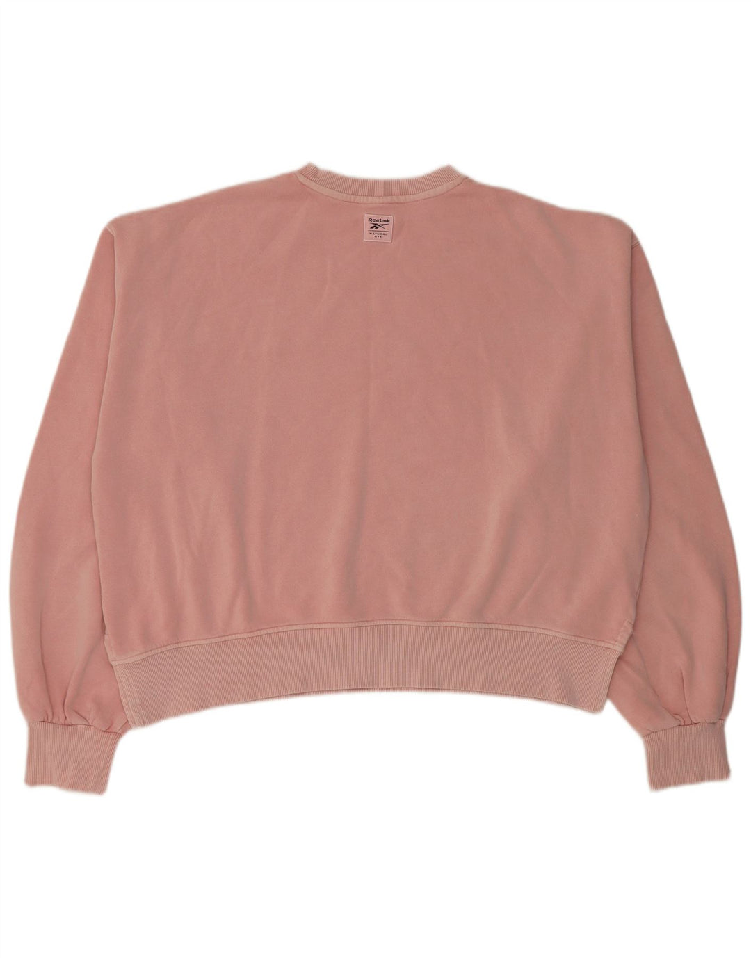 Reebok Sweat-shirt court surdimensionné pour femme UK 14 Rose moyen Coton