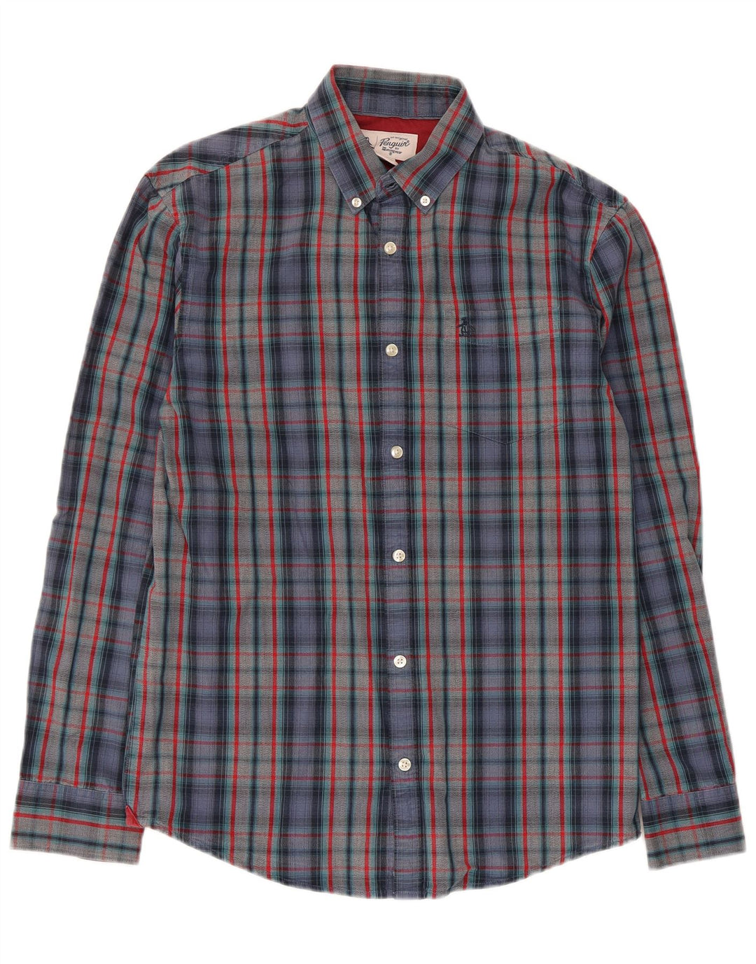 Penguin Chemise Homme Medium Carreaux Multicolores Coton