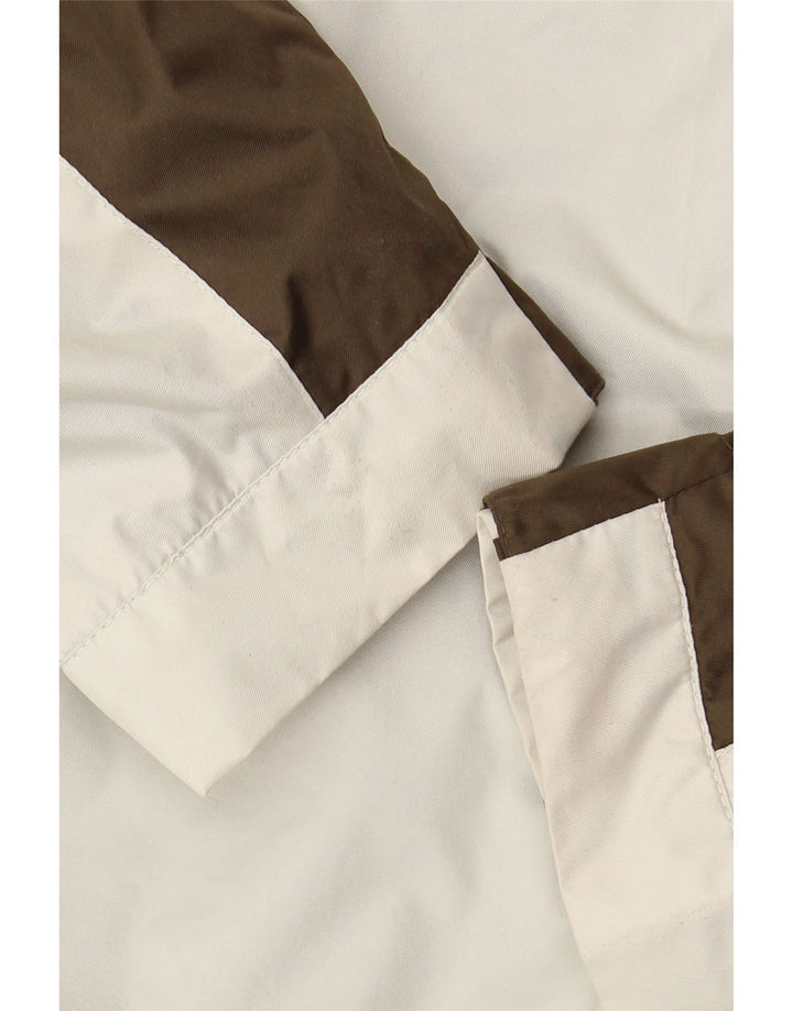 IGUANA Veste coupe-vent à capuche pour femme EU 46 XL Blanc Colorblock