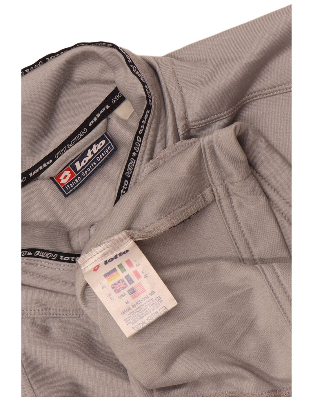 Lotto Veste de survêtement pour femme UK 12 Gris moyen Polyester