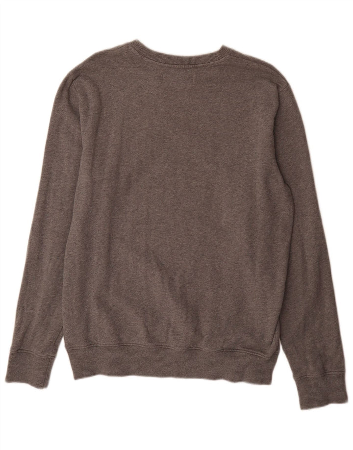 Calvin Klein Jeans Sweat-Shirt Graphique Homme Gris Moyen Moucheté