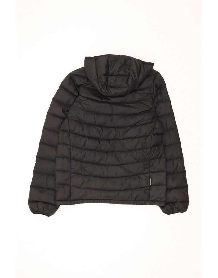 Adidas Veste rembourrée à capuche pour femme UK 18 XL Noir Polyester