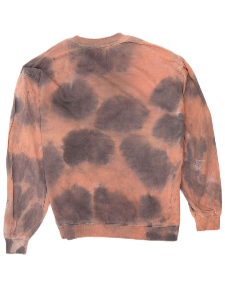 Zara Sweat-shirt graphique coupe ample pour homme, petit, multicolore, Tie Dye