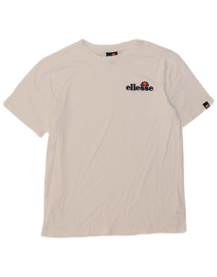 Ellesse T-Shirt Homme Haut Large Blanc Coton
