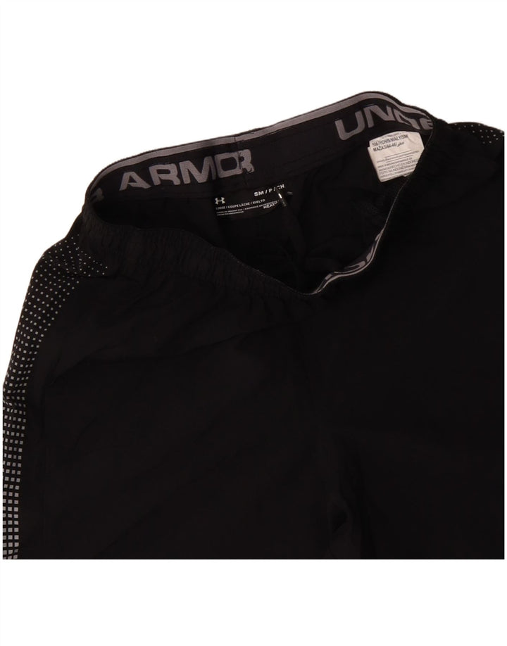 UNDER ARMOUR Short de sport Heat Gear pour homme Petit polyester à pois noir