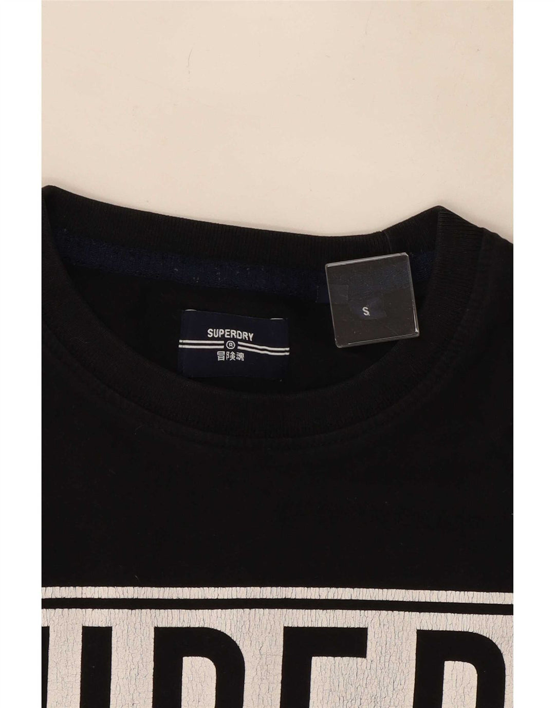 Superdry T-Shirt Graphique Homme Petit Noir Colourblock