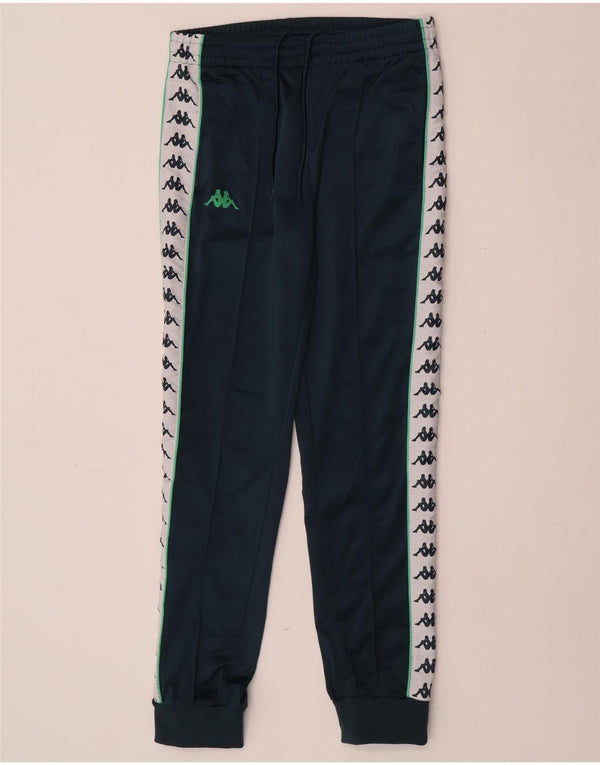 Kappa Pantalon de Survêtement Graphique Homme Joggers Small Bleu Marine Colorblock