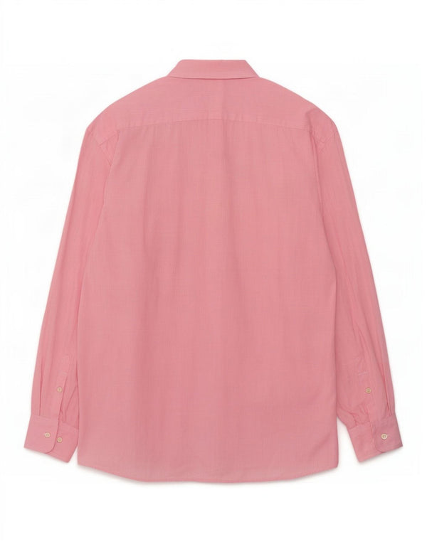 Stefanel Chemise Homme Vichy Rose Moyen