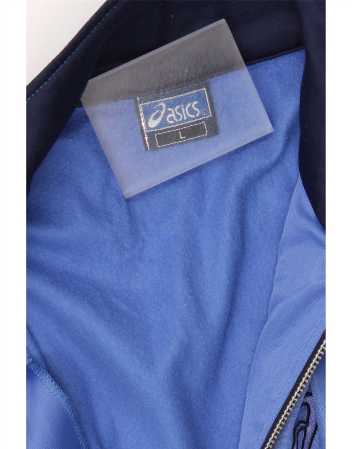 Asics Veste de survêtement pour homme Grand Bleu