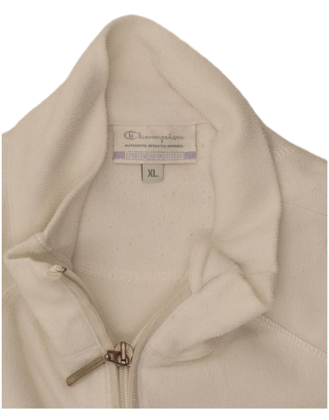 Champion Veste Polaire Femme UK 18 XL Blanc Polyester