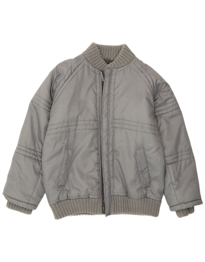 veste rembourrée vintage pour homme UK 44 2XL Gris Polyester