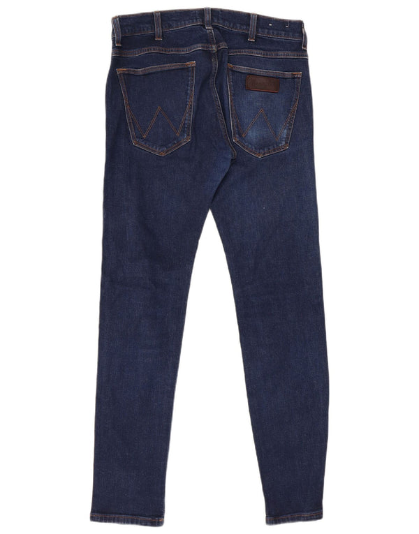 Wrangler Jean Slim Homme W31 L32 Bleu Marine Coton