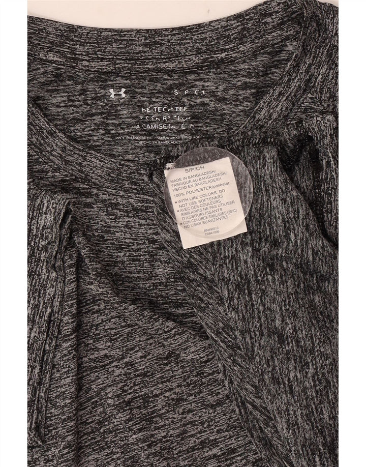 Under Armour T-Shirt Homme Petit Gris Moucheté Polyester