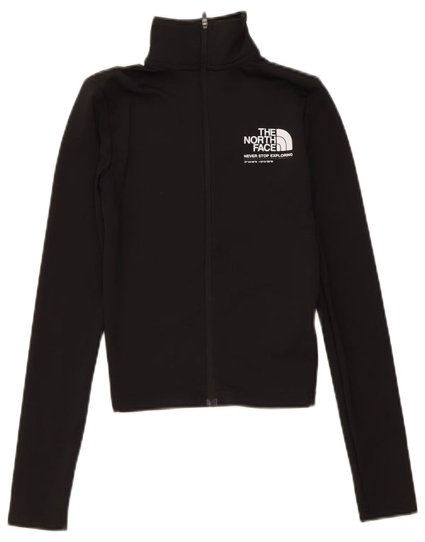 The North Face Veste de survêtement Crop Graphic pour femme UK 4 XS Noir