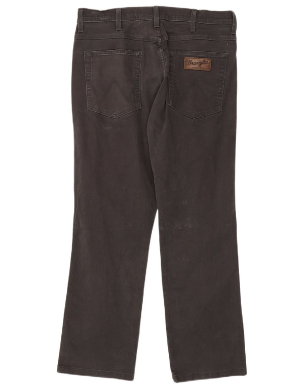 Wrangler Jean droit extensible Arizona W33 L30 pour homme en coton gris