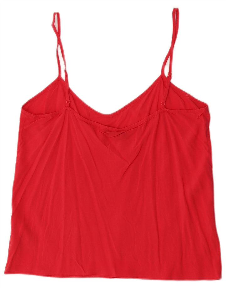 Max & Co. Débardeur pour femme UK 10 Small Rouge Viscose