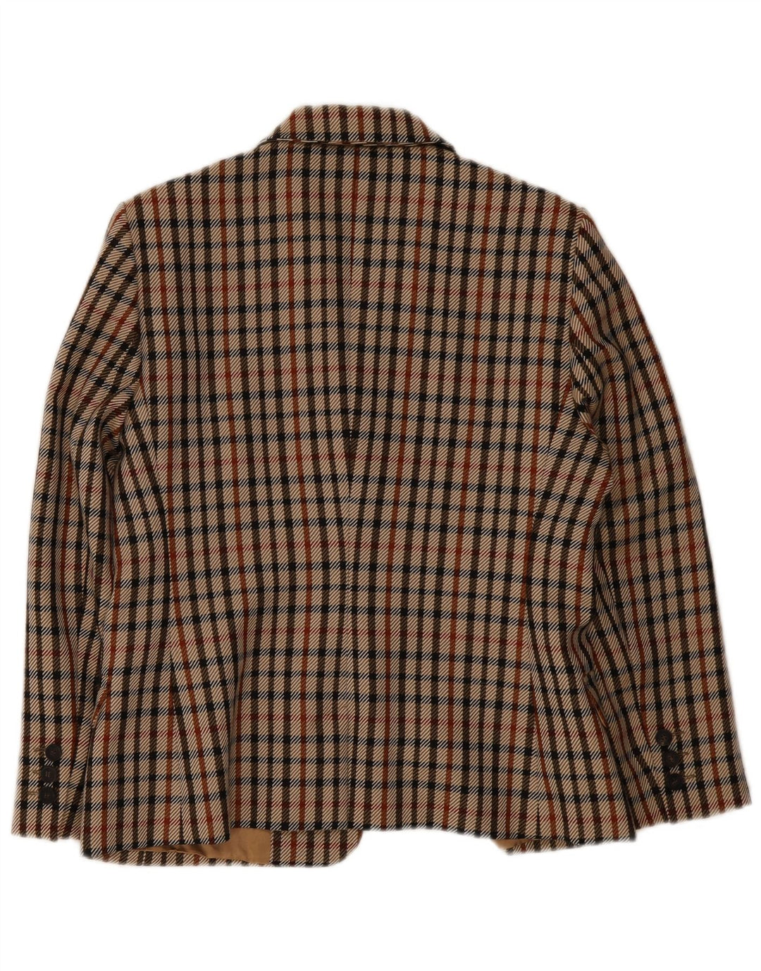 DAKS Veste blazer à 2 boutons pour femme UK 14 à carreaux multicolores moyens
