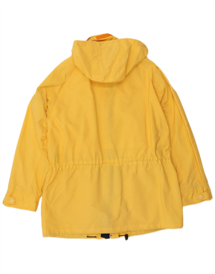 Nautica Veste de pluie à capuche pour homme UK 40 Large Jaune Polyamide