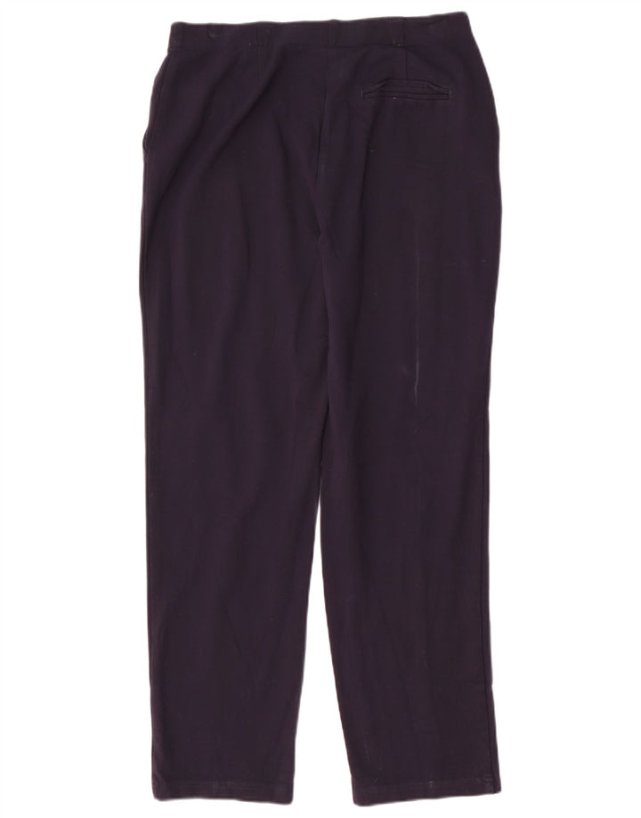 Marks & Spencer Pantalon Chino Femme UK 14 Medium W30 L28 Bleu Marine