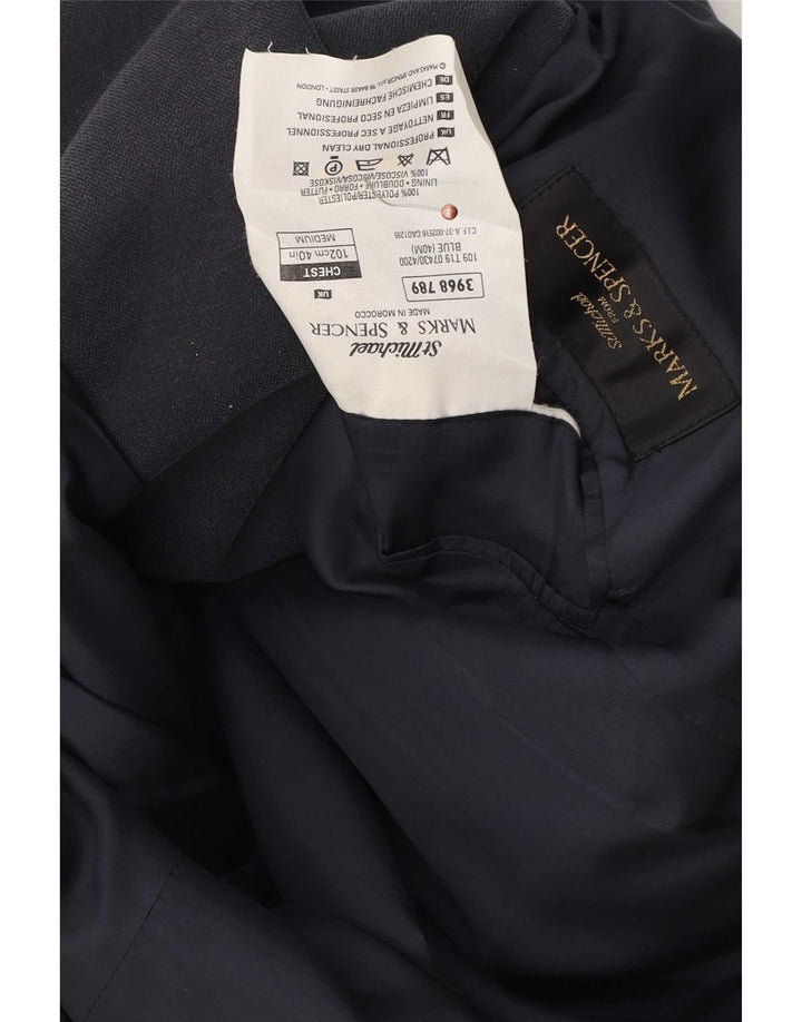 Marks & Spencer Veste St. Michael Blazer pour homme UK 40 Bleu marine moyen